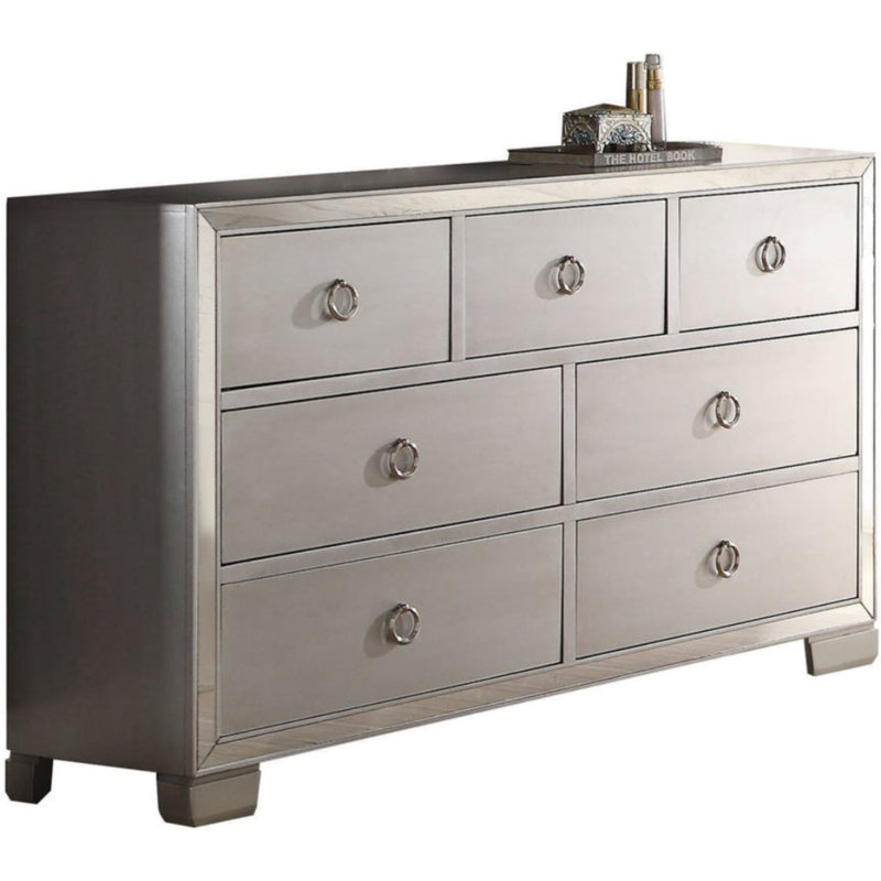 Michirou Solid Wood 57.24'' W 7 - Drawer Dresser