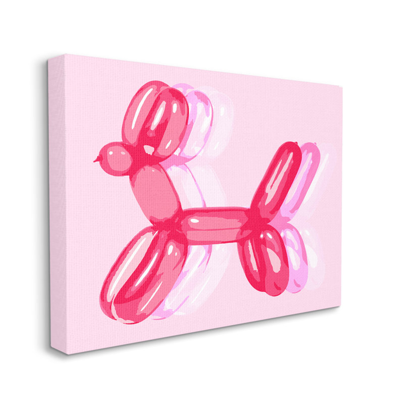 Art pop sur toile Pop Balloon par Lil 'Rue, H 24 po x l 30 po x P 1,5 po
