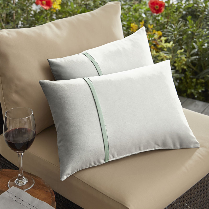 Coussin lombaire intérieur / extérieur Meller, 12 po x 24 po