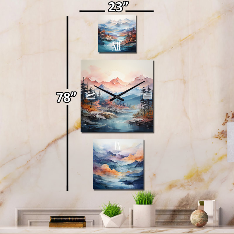 Jessabelle Metal Wall Clock