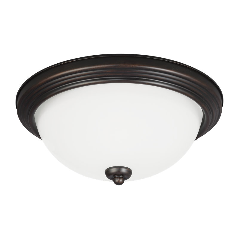 Geary Three Light Ceiling Flush Mount from Generation Lighting , 60W A19 Medium