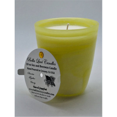 Bougie Yuzu au parfum de pamplemousse