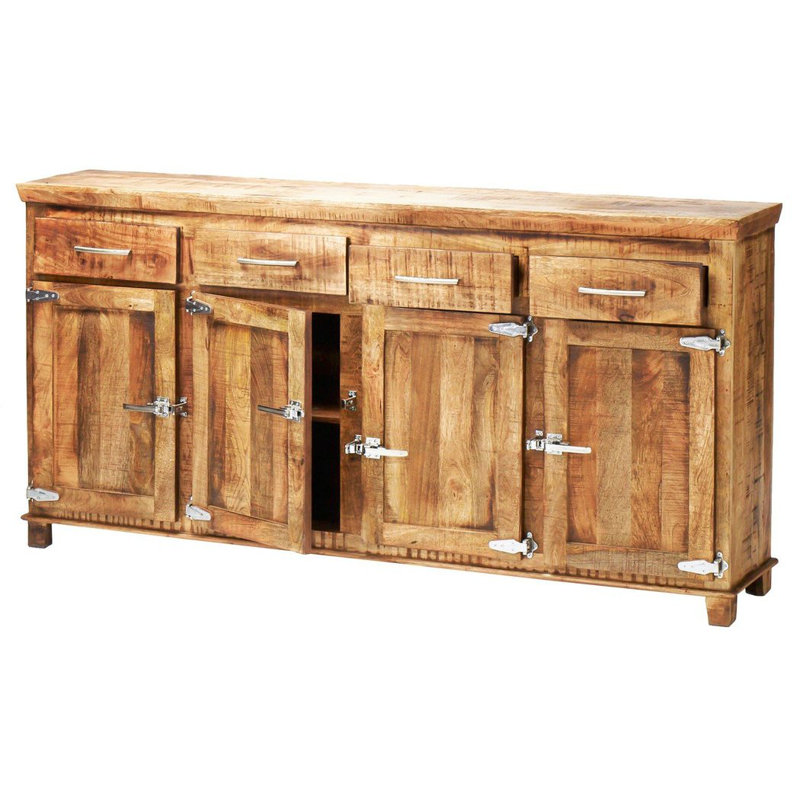 Armoire pour buffet glacière 3 tiroirs 3 portes Dov, 40" H x 80" W x 16" D