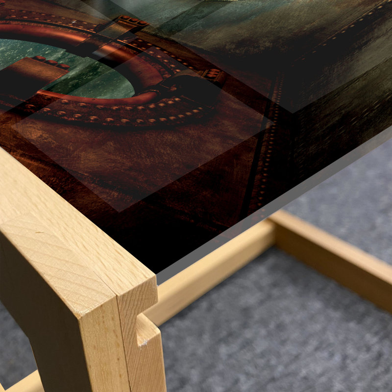 Jaipal Sled Coffee Table, 90cm H x 62cm W x 40cm D
