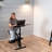 Black / Dark Wood Kids' Kneeling Chair and Desk
