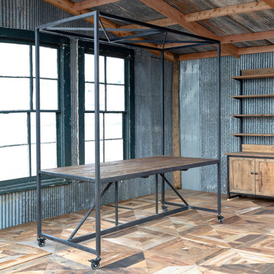 78.75"W Wood Top Workbench