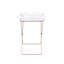 Plateau transparent en acrylique et cuivre