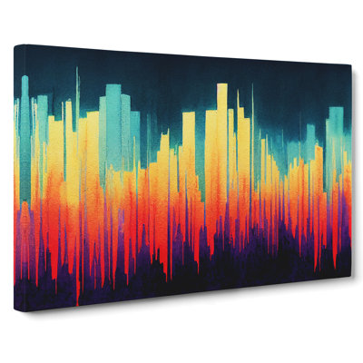 Electronic Audio Sound Bar Vol.4 Abstract - Wrapped Canvas Print