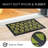 Sheltered Mat Non-Slip Floral Doormat-36601864