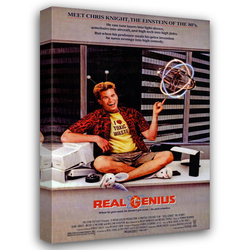 Real Genius, H 24 po x l 16 po
