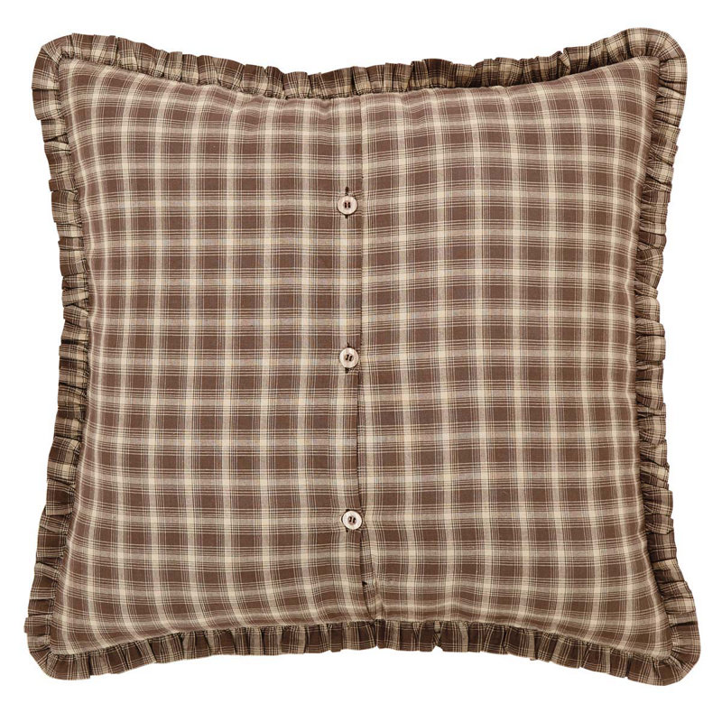 Dawson Star Cotton Blend Plaid Sham Set