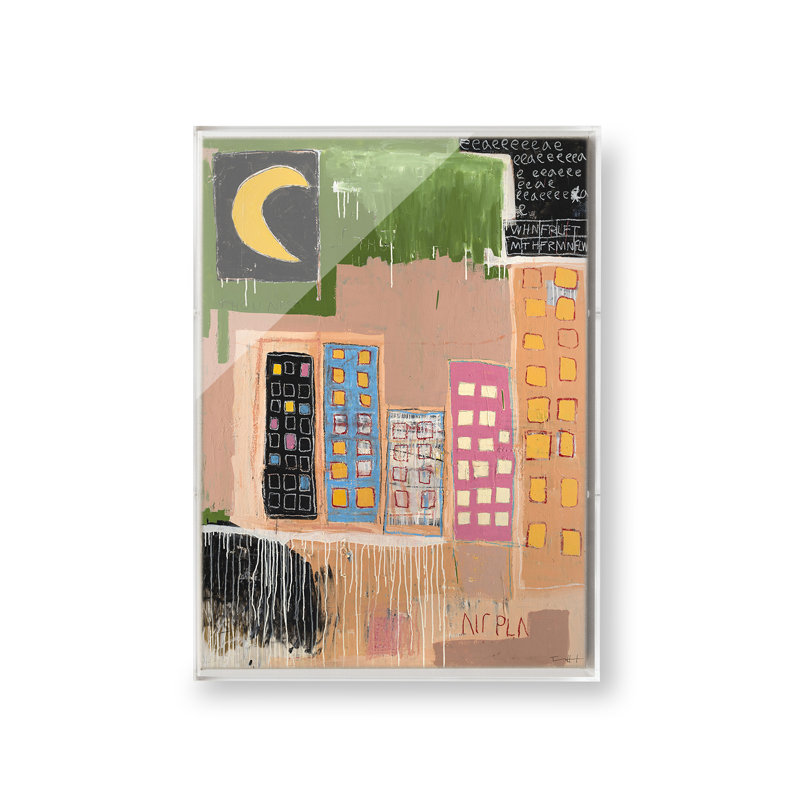 «Everybody Doing Leur Thing» par Truman Hunt, Boîte-cadre, H 18 po x l 24 po