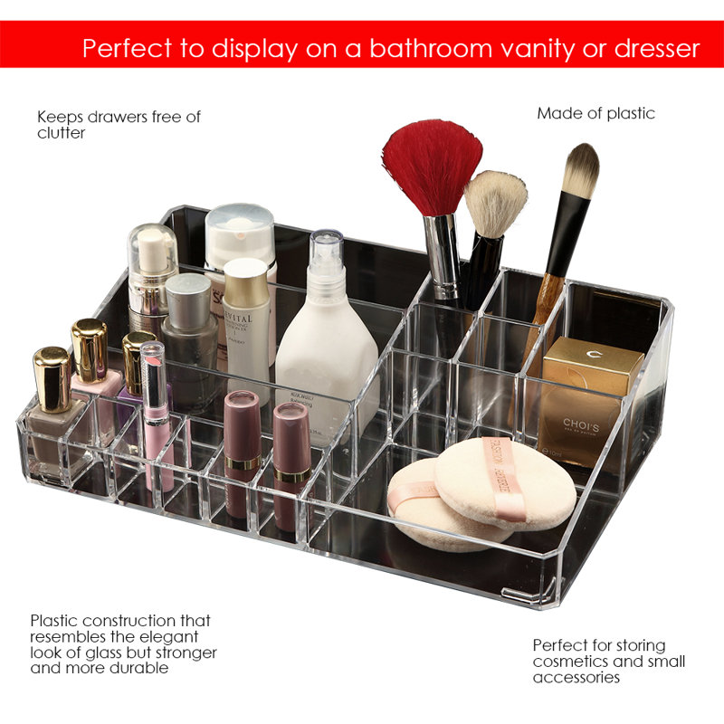 Brannan 13 Compartment Makeup Organizer