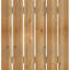 TimberCraft 5 3/8 "planches espacées avec des planches et des lattes, Western Red Cedar (par paire)-36421235-36421265