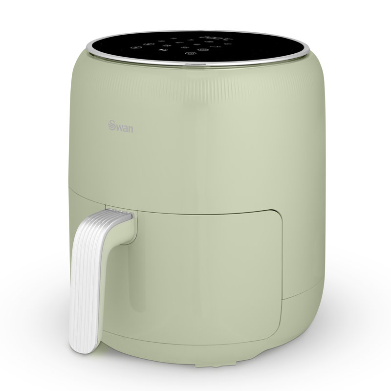 Swan Retro Digital Air Fryer with Swan Cyclone Technology, 8 Pre-Set Cooking Options, Adjustable Temperature, 4.5L 1500W