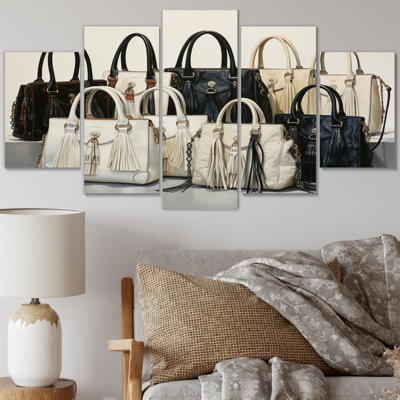 «Minimalisme Fashion Bag Envy III», ensemble de reproductions d'art en métal