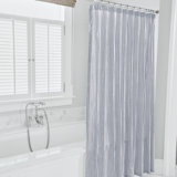 Blass Ticking Striped Shower Curtain