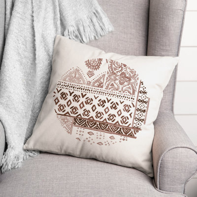 Circle Square Pillow Cover & Insert