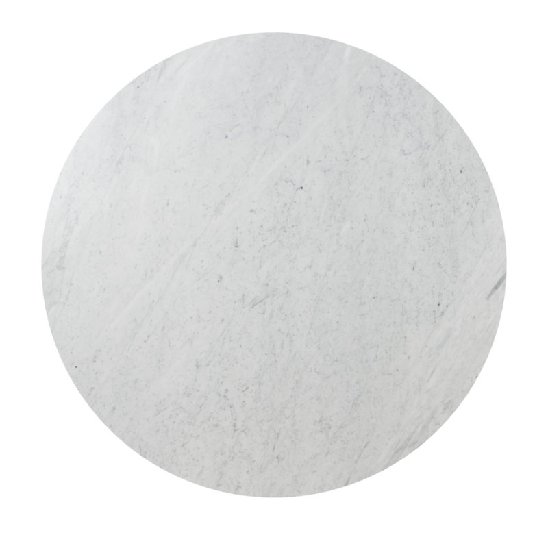Toli Marble Coffee Table, Light Gray/Brown