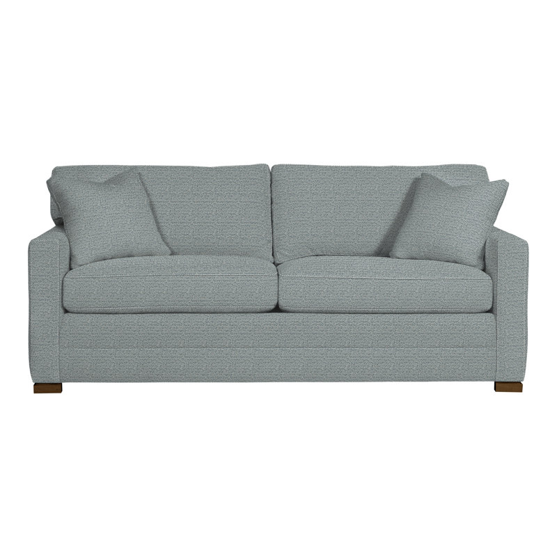 American Bungalow Hillcrest Sofa, Worthy Snow, Havana