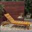 Chaise longue en bois-288784186