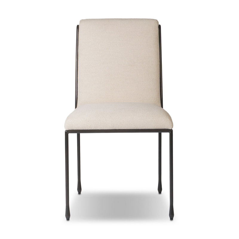 Decker Upholstered Dining Chair, Beige