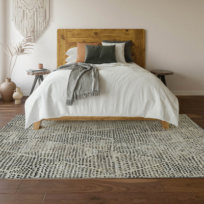 Premium Machine Washable Cerrito AMF591 Gray Rug