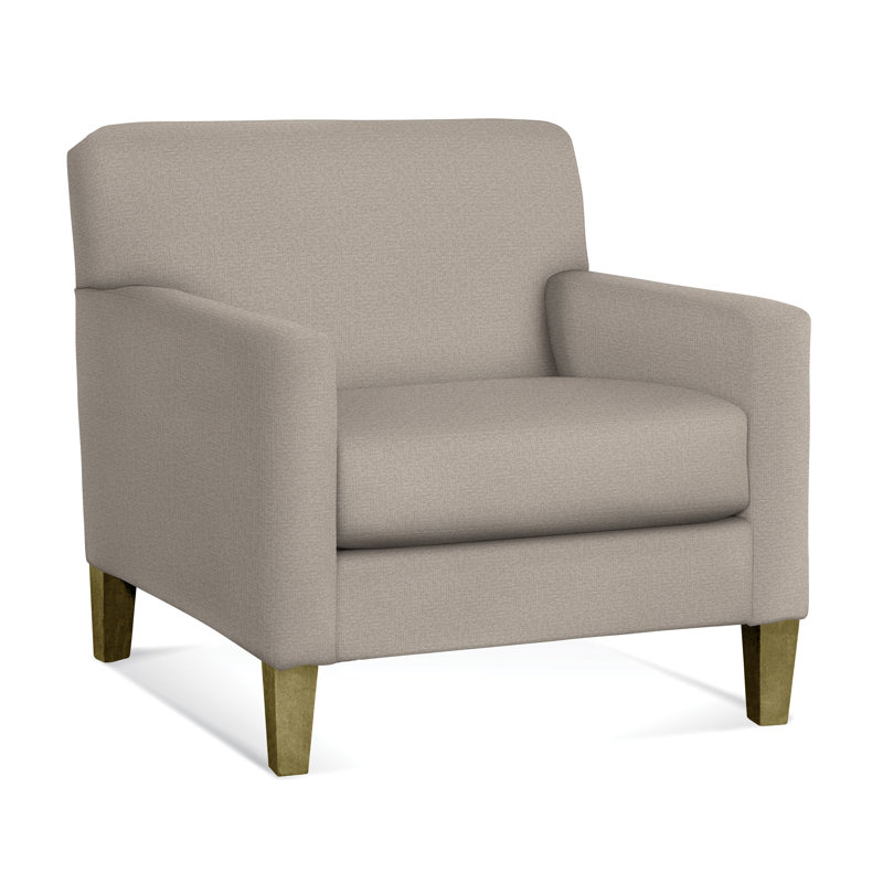 Tampa Armchair, Beige Performance Fabric; 0851-73, Havana