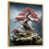 Toile avec cadre flottant or