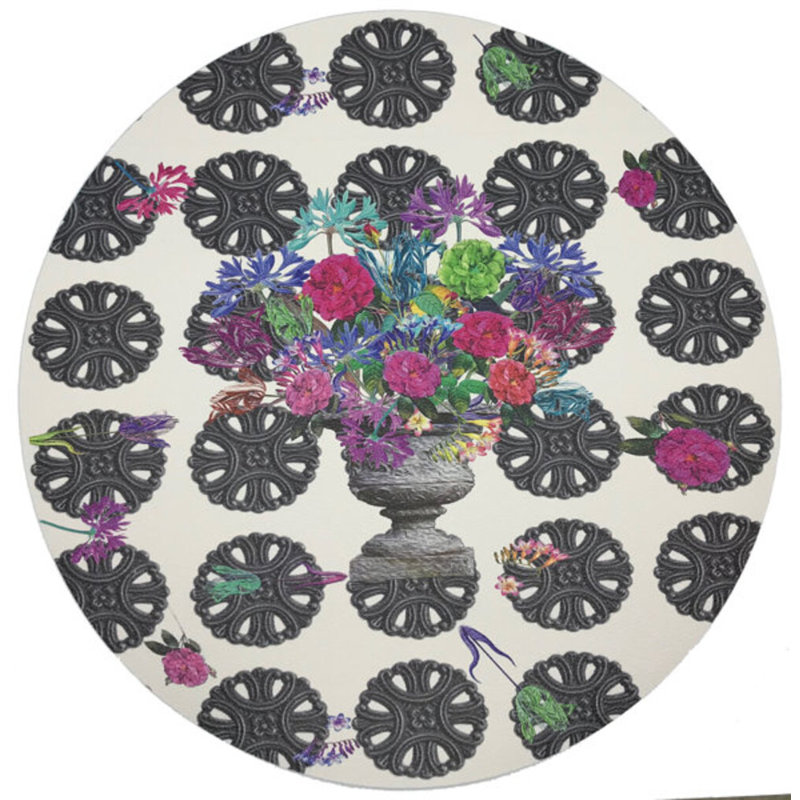 Pistils Metal Bouquet Pebble 16" Vinyl Placemat
