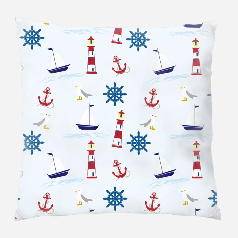 Coussin décoratif nautique, Intérieur