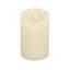 Ensemble de deux bougie colonne sans flamme beige