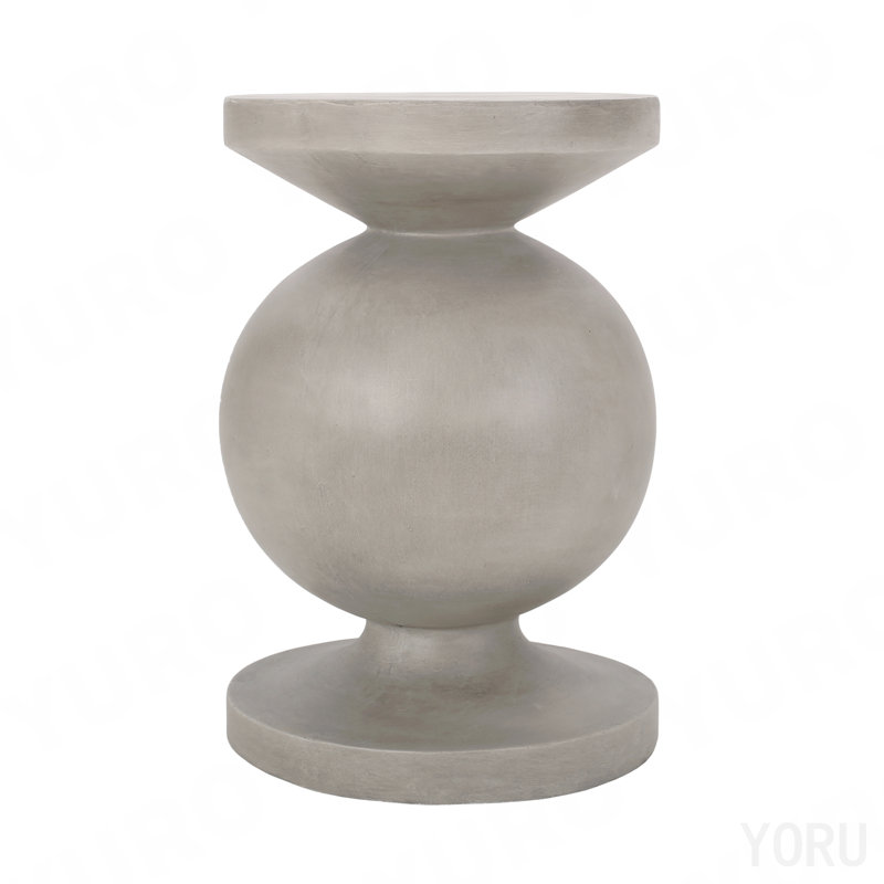 Table de bout, Natural, 26.5" H x 17.25" W x 17.25" D, Magnesium Oxide
