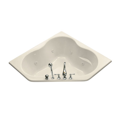 Baignoire tourbillon encastrée 54 "x 54"