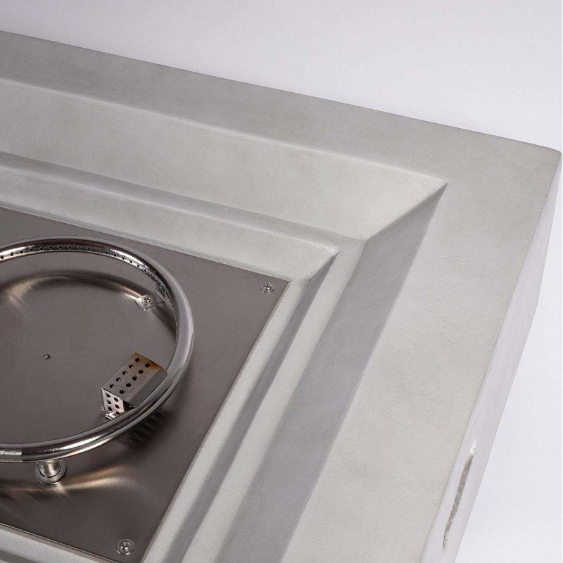 60Inch Concrete Fire Pit Table