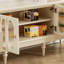 French Vintage Cream Style TV Stand Cabinet-108221637