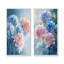 Hortensias dans la lumière du matin I - Collection d'art mural floral 2 pièces-233256359-233256358