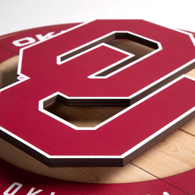 NCAA Oklahoma Sooners 3DX Circle Wall Art