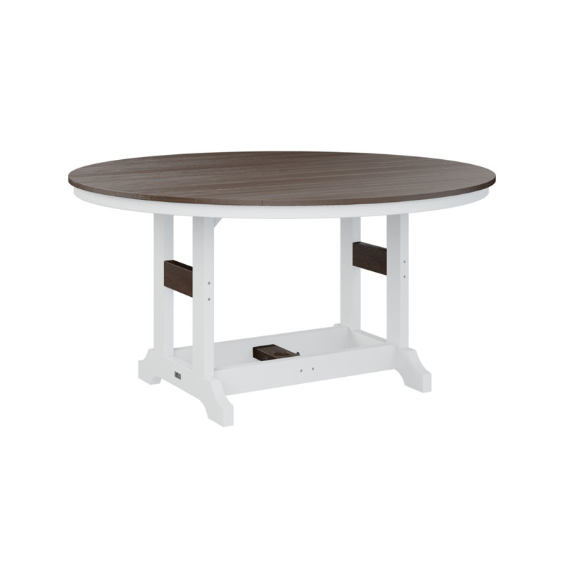 Table de bar ronde Chesterville, H 35,87 po x l 60 po x P 60 po, Imbuia