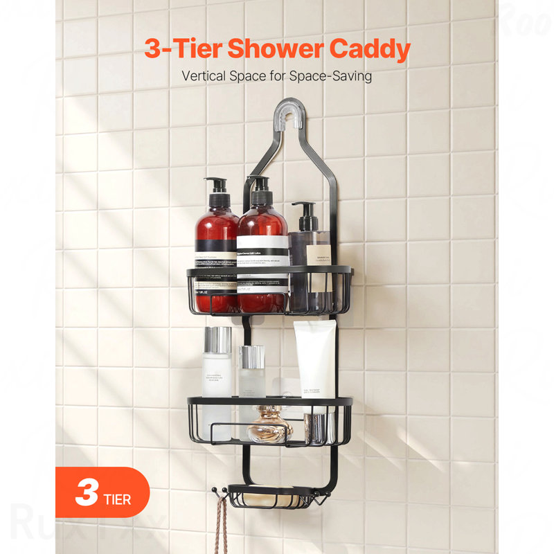 Support de rangement pour douche à 3 niveaux
