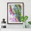 Loved by Hope Abstract - Framed Print-836578846-836578847