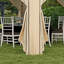 Pavillon de jardin avec filet Outsunny