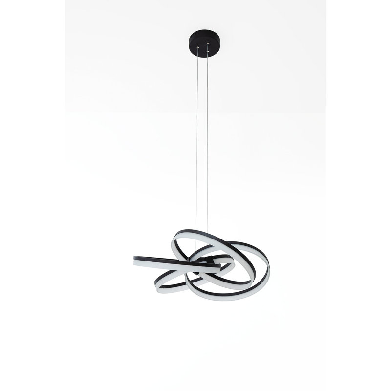 Loop 4 - Light LED Geometric Pendant