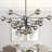 Kyiesha 21 - Light Dimmable Modern Linear Chandelier Sputnik Chandeliers Dining Room Chandelier