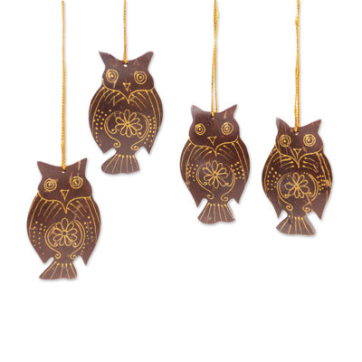 2.6'' Handmade Fabric Hanging Figurine Ornament