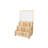 3-Tier Vertical Solid Wooden Planter with Grid Storage