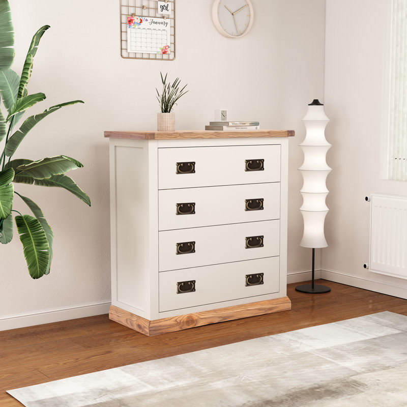 Abordale 90cm W 4 - Drawer Chest of Drawers