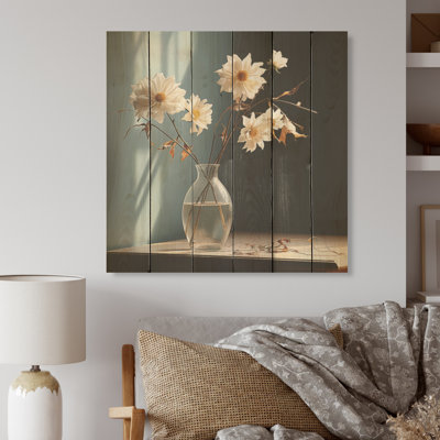 «Mums Minimalisme Dream Photo - Art sur bois de pin naturel»
