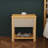 3 Piece Set,Bed Frame With 2 Nightstands-456555477-456555479