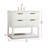 Felicity 36 " W Freestanding Standard Free Standing 1 Single Vanity Bathroom Vanity With Engineered Marble Top-601600461